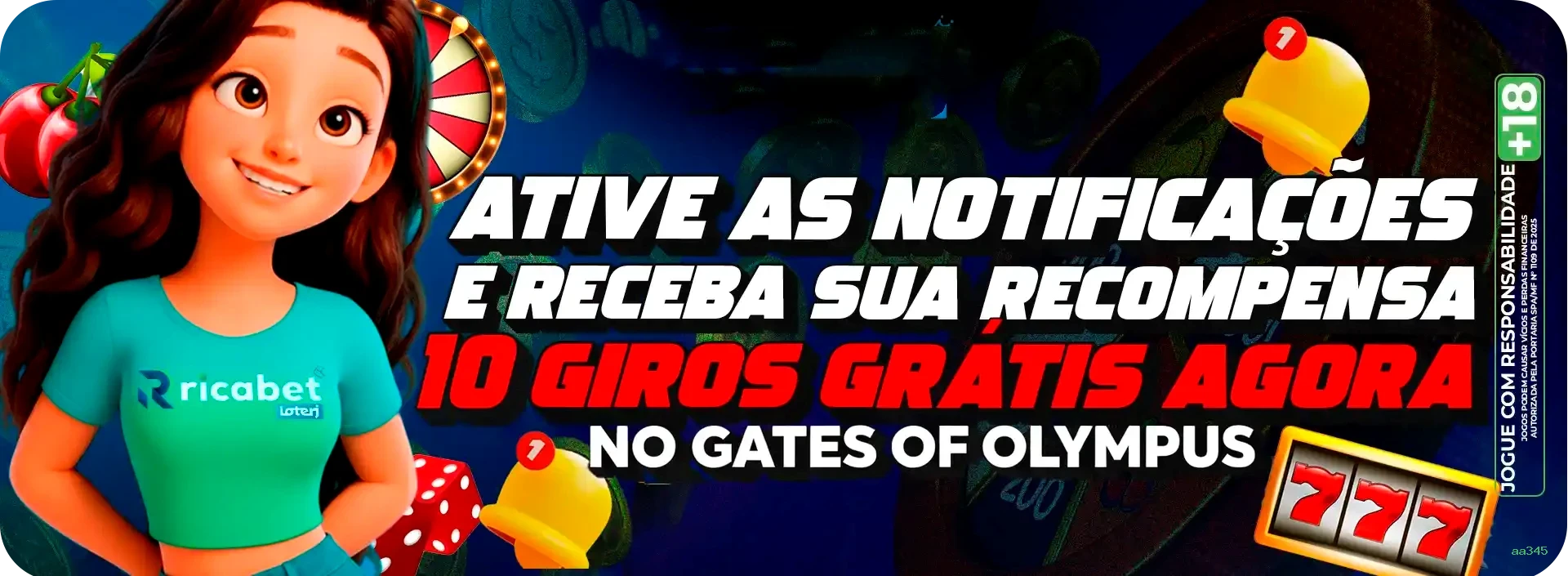 Slots com prêmios aa345